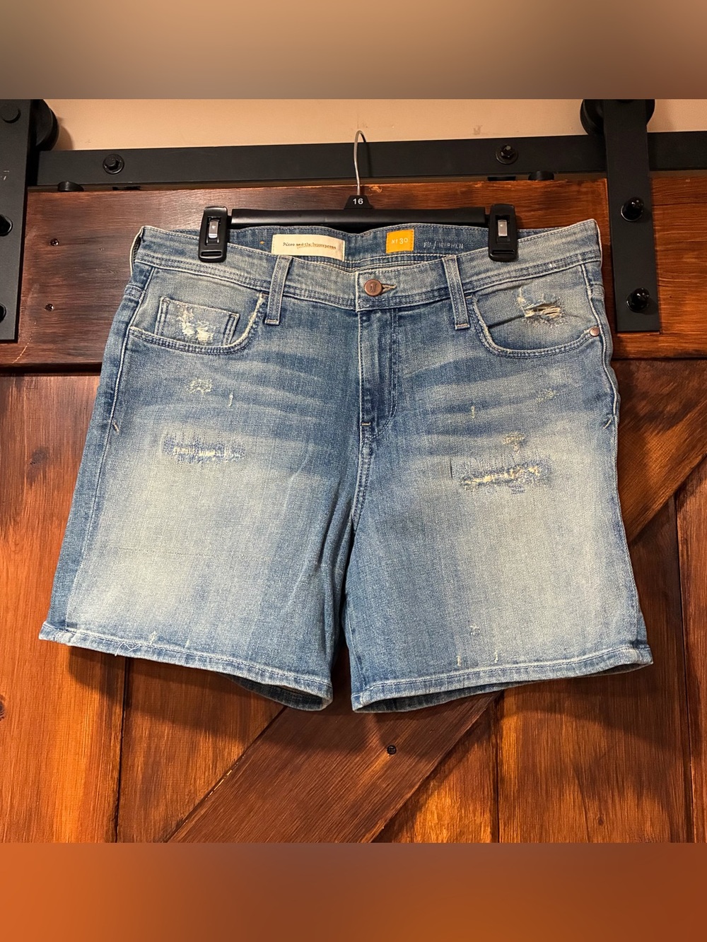 Pilcro and the Letterpress Hyphen Jean Shorts